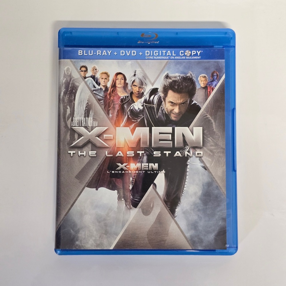X-Men The Last Stand Blu-ray DVD Digital Copy 2011 Superhero Sci-Fi Movie